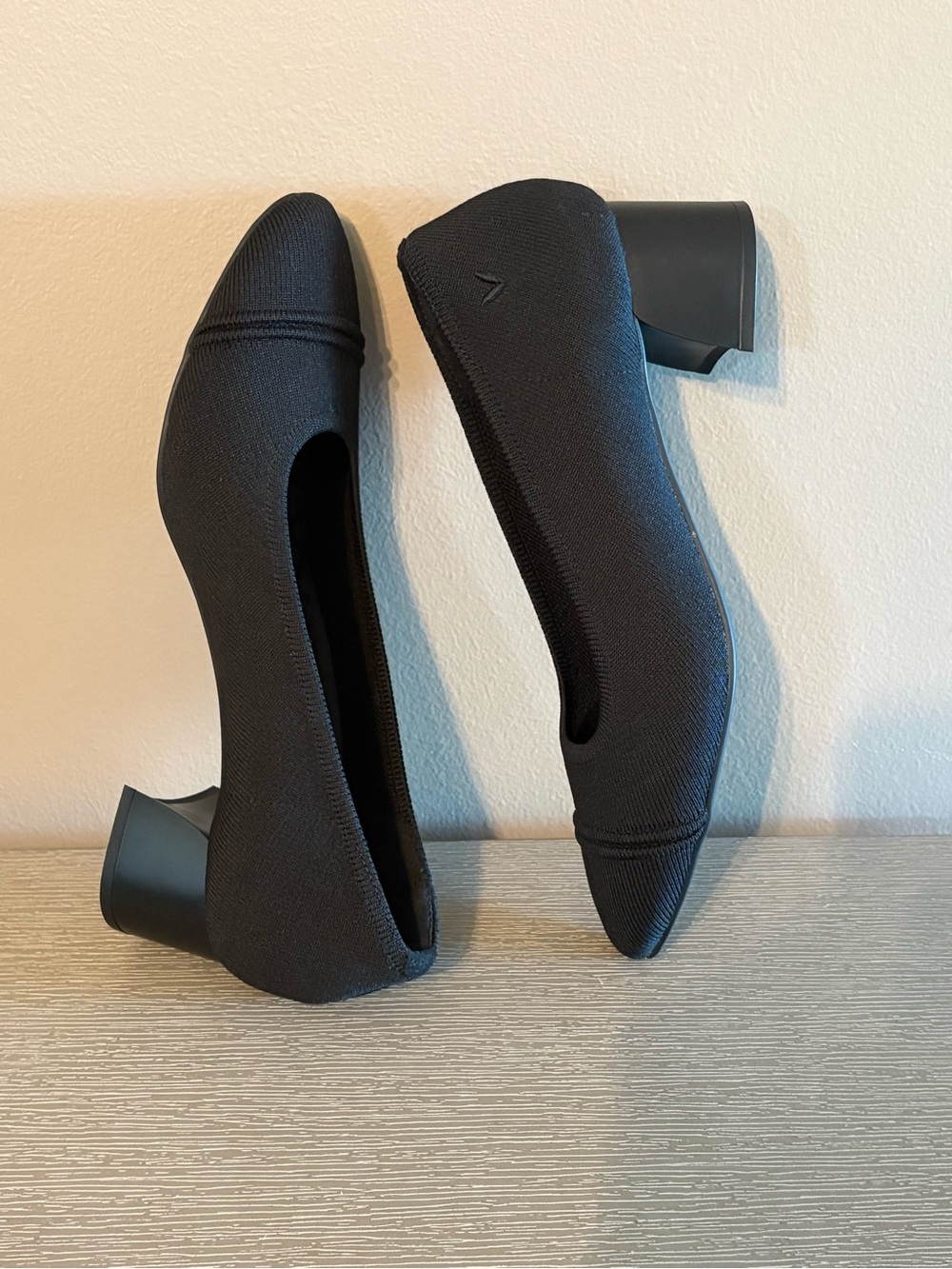 Vivaia Julia Pro Black Low Block Heel Pumps - Women's Shoes Size 40 - Picture 5 of 16